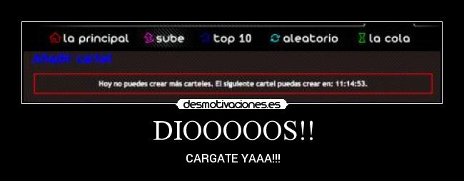 DIOOOOOS!! -