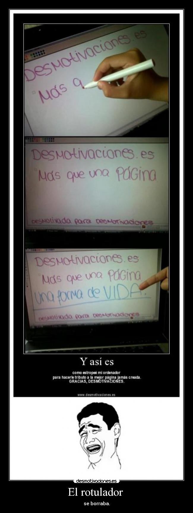 El rotulador -
