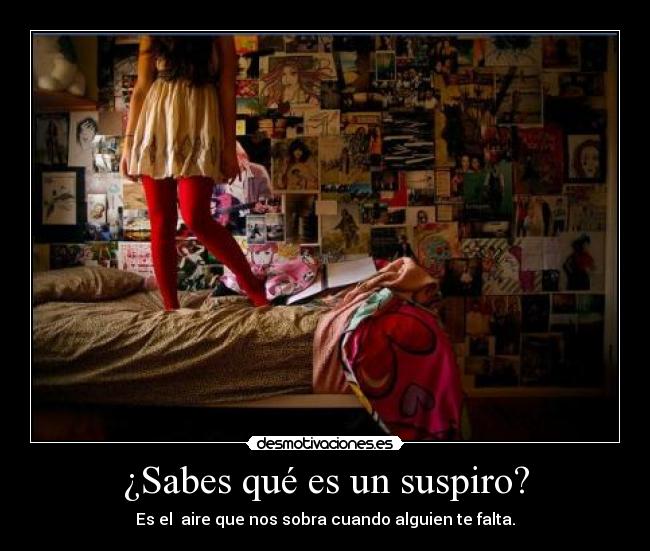¿Sabes qué es un suspiro? -