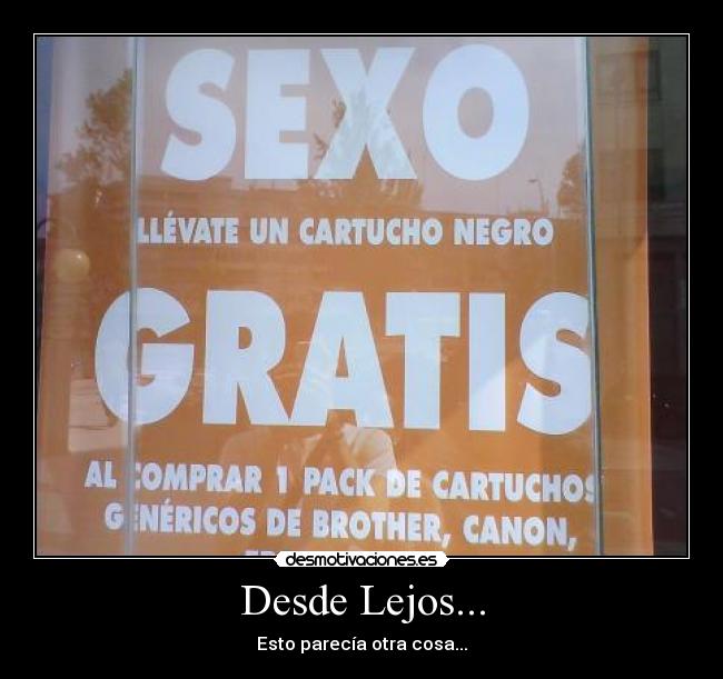 Desde Lejos... - Esto parecía otra cosa...