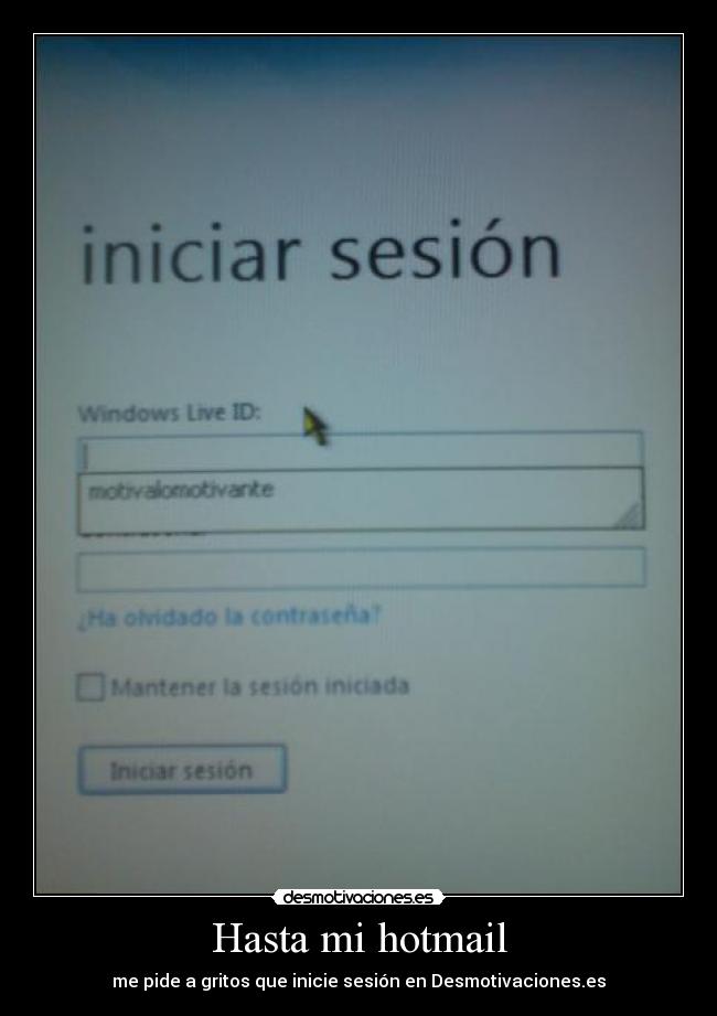 Hasta mi hotmail - 