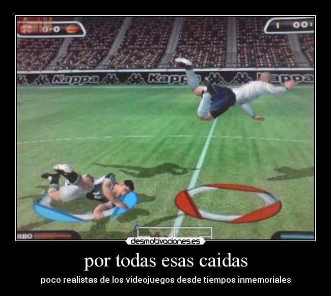 por todas esas caidas -