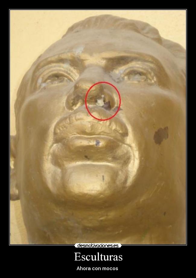 Esculturas - Ahora con mocos