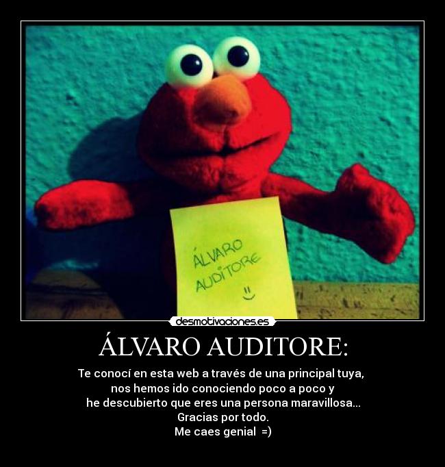 carteles alvaro auditore desmotivaciones