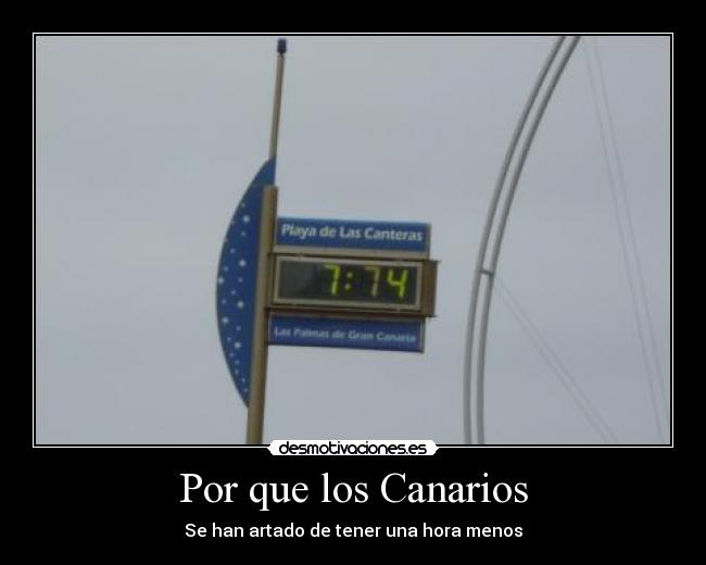 Por que los Canarios -