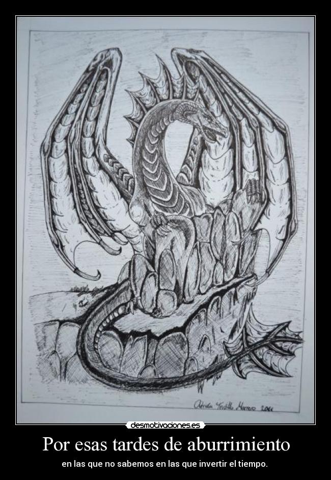 Por esas tardes de aburrimiento - en las que no sabemos en las que invertir el tiempo.