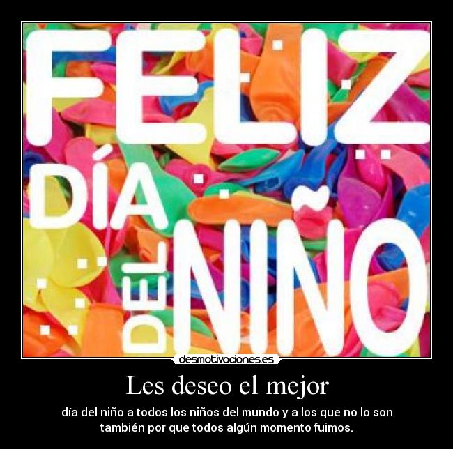 Les deseo el mejor - 