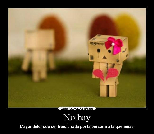 No hay -