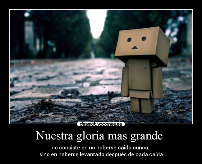 Nuestra gloria mas grande -