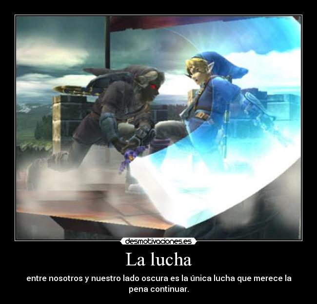 carteles zelda link desmotivaciones