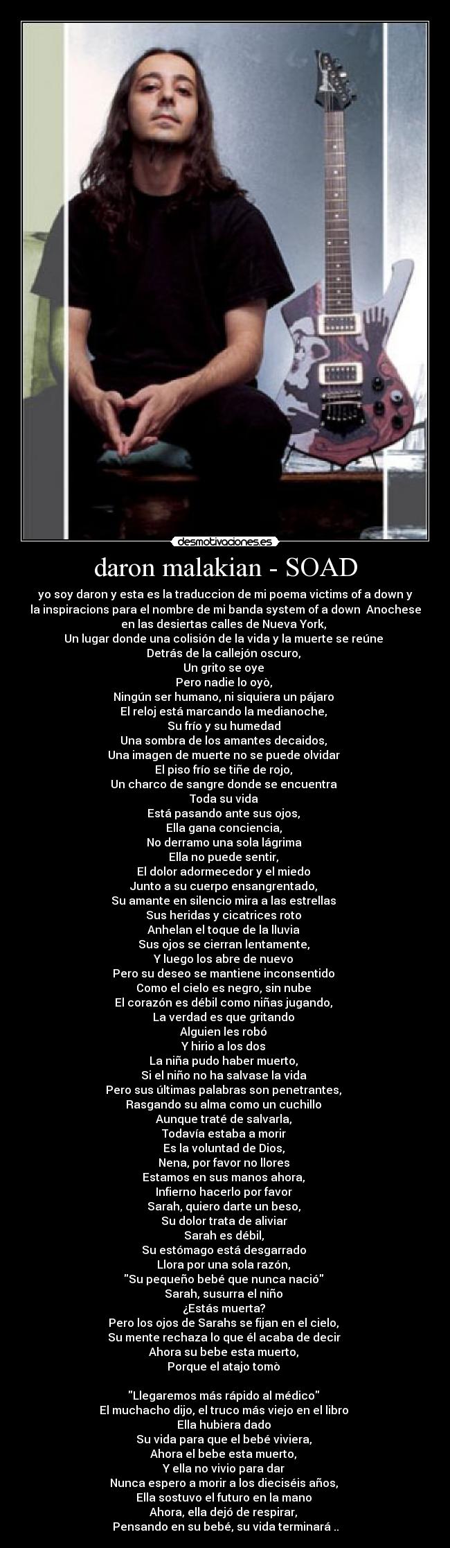 daron malakian - SOAD -