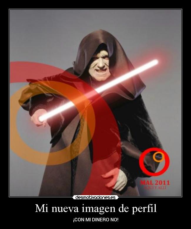 carteles papa lado oscuro star wars jmj madrid darth sidious desmotivaciones