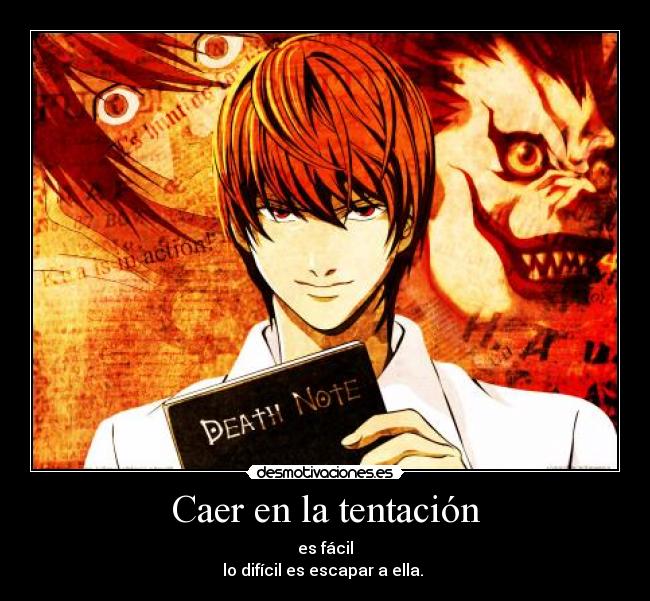 Caer en la tentación -