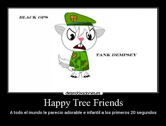 carteles happy tree friends desmotivaciones