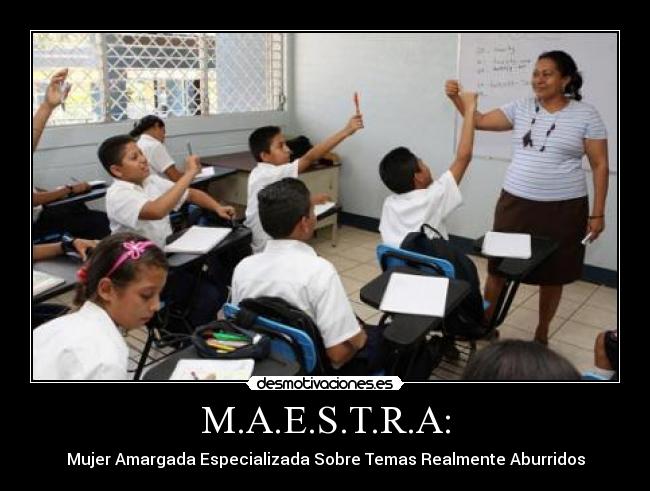 M.A.E.S.T.R.A: -