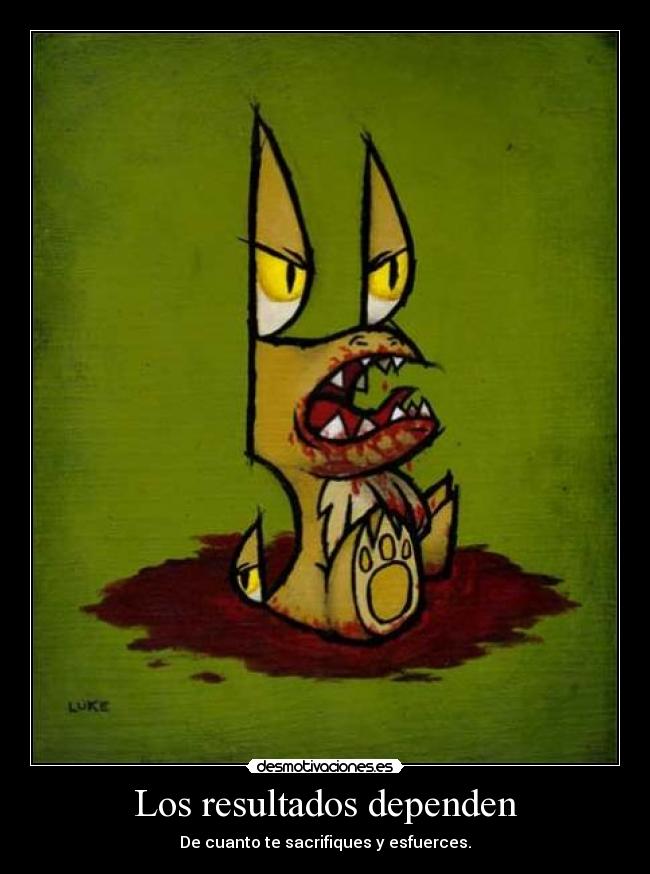 Los resultados dependen - 
