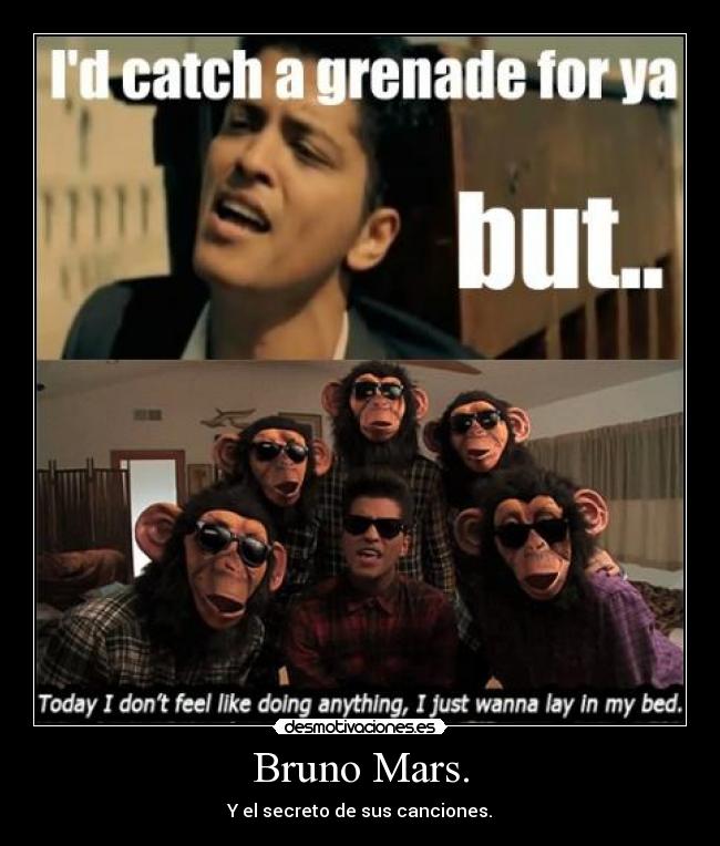 Bruno Mars. - Y el secreto de sus canciones.