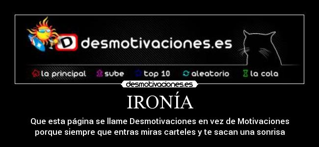 IRONÍA -