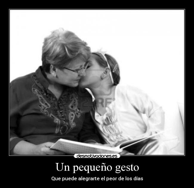 Un pequeño gesto -