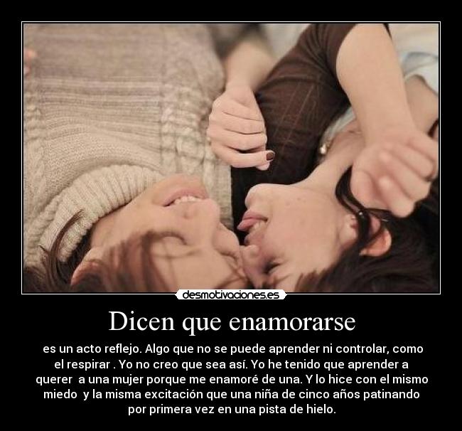 Dicen que enamorarse - 
