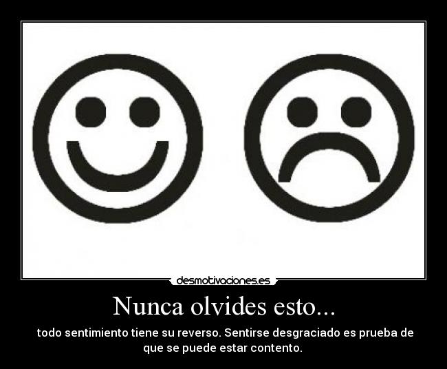 Nunca olvides esto... -