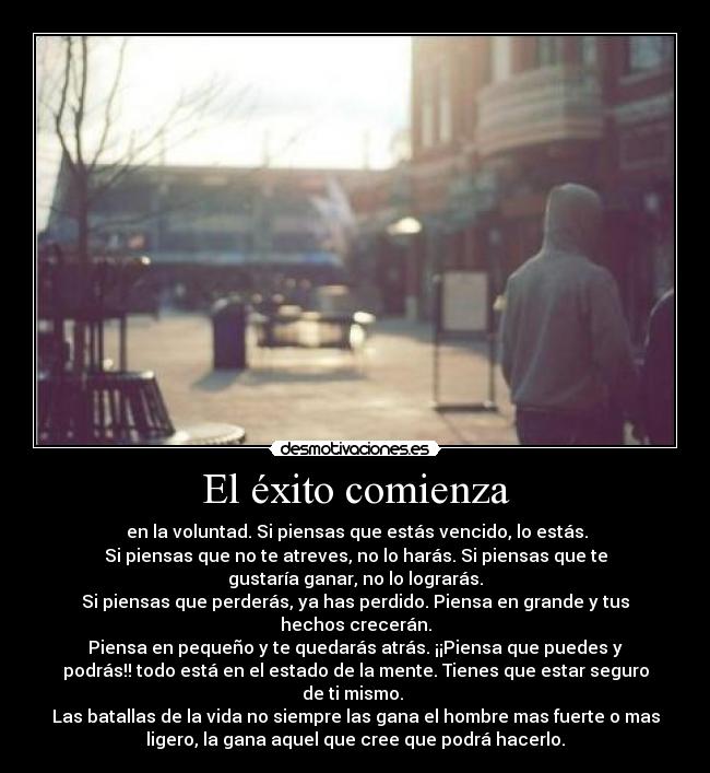 El éxito comienza - 