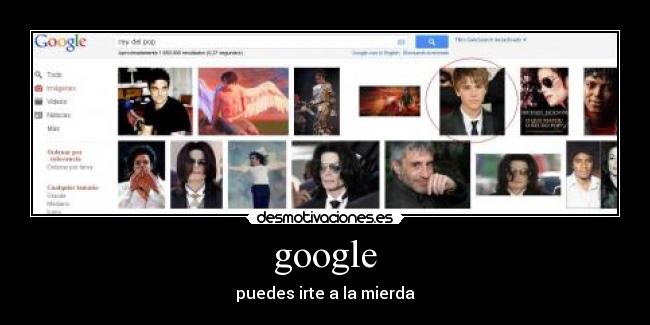 google - puedes irte a la mierda