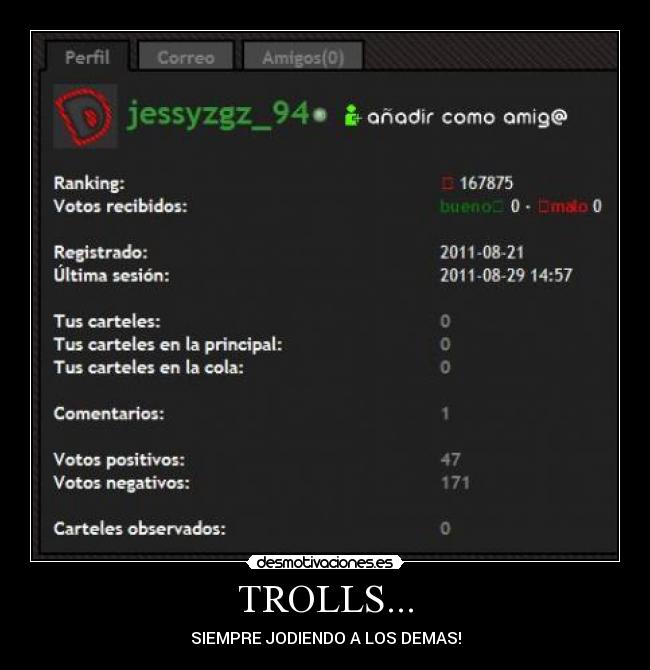 TROLLS... - SIEMPRE JODIENDO A LOS DEMAS!