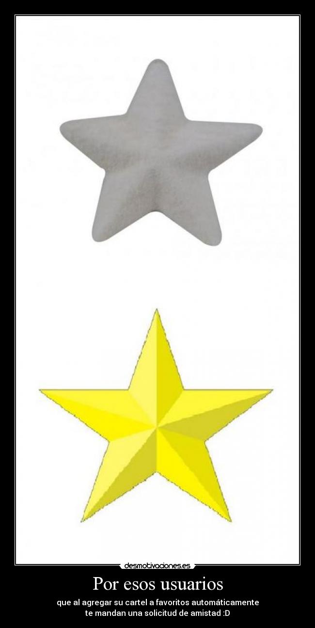 Por esos usuarios -