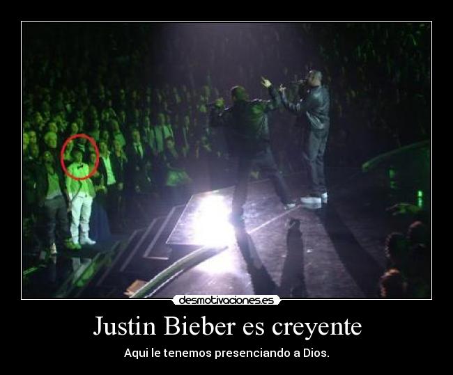 Justin Bieber es creyente -
