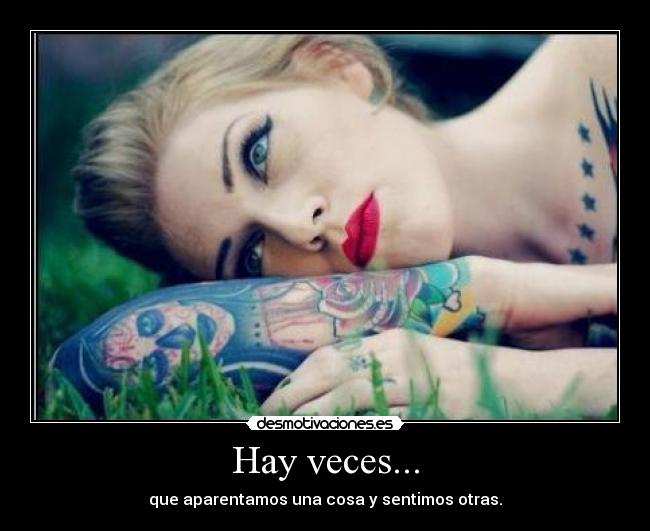 Hay veces... - 