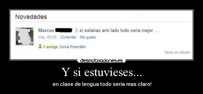 Y si estuvieses... - 