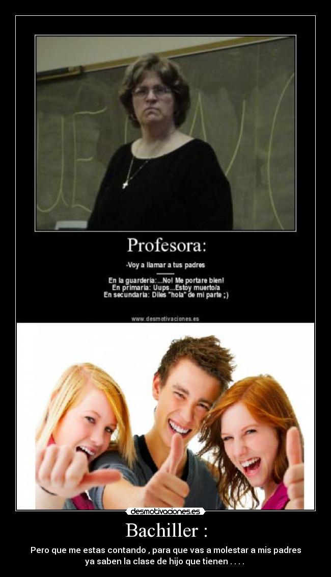 Bachiller : - 