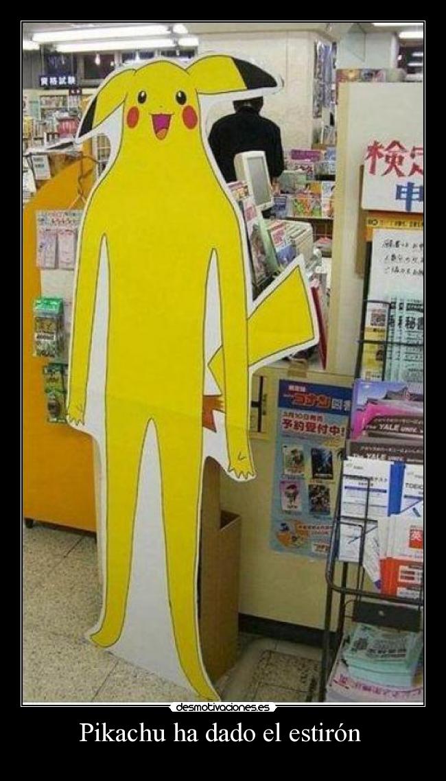 Pikachu ha dado el estirón -