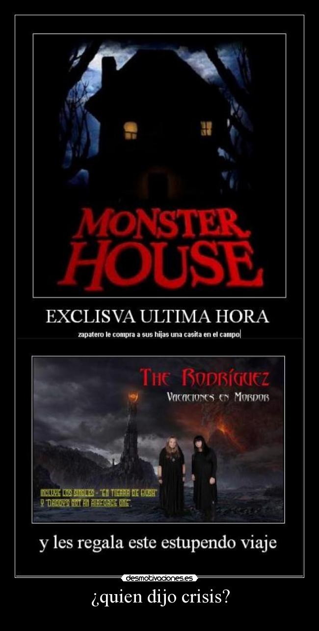 ¿quien dijo crisis? -