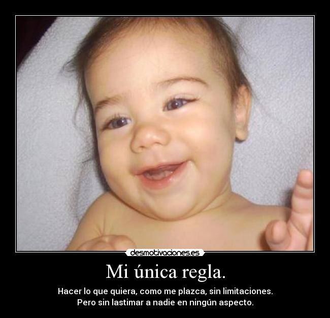 carteles unica regla desmotivaciones