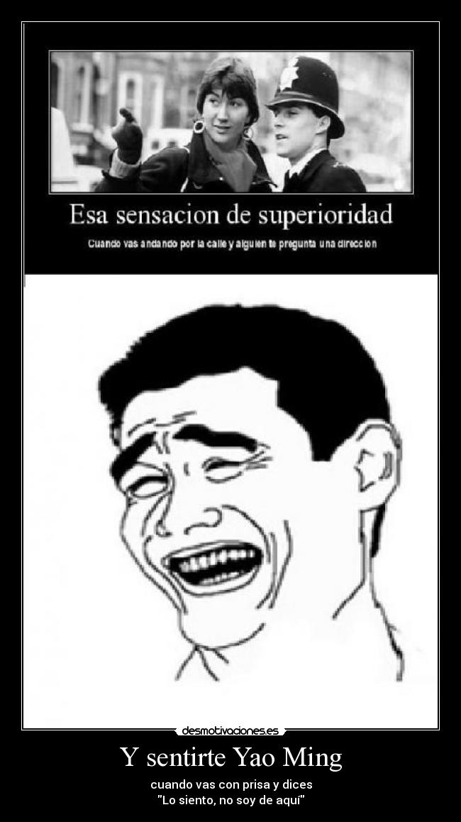 Y sentirte Yao Ming -