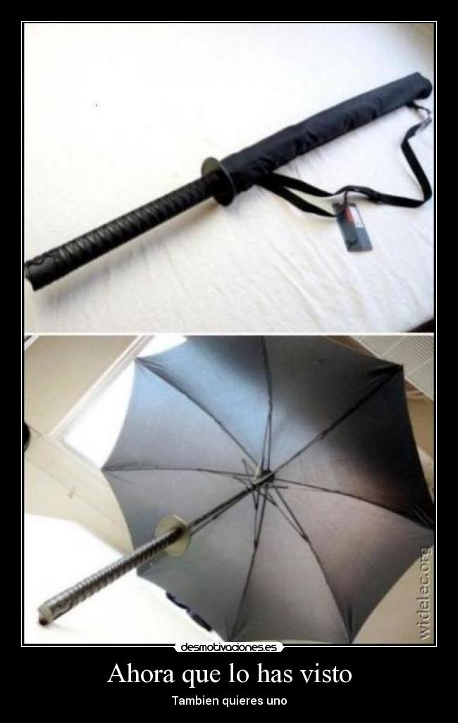 Ahora que lo has visto -