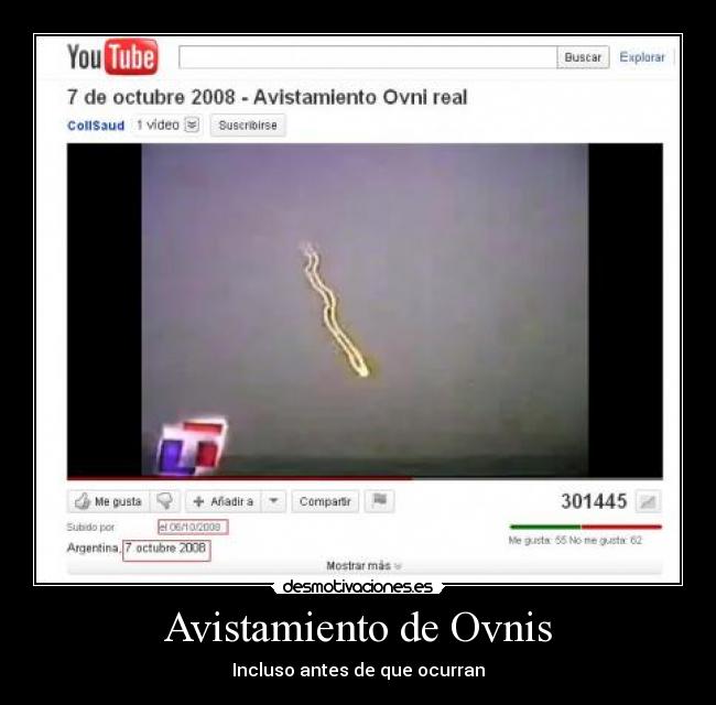 Avistamiento de Ovnis - 