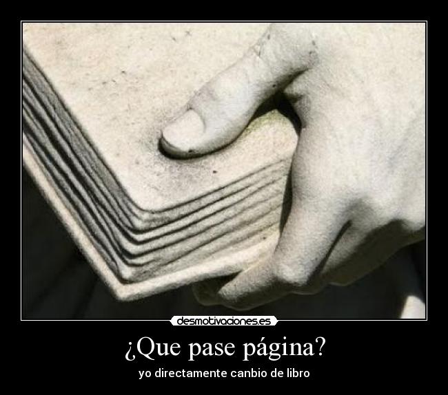 ¿Que pase página? - 
