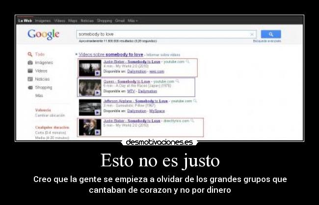 Esto no es justo -