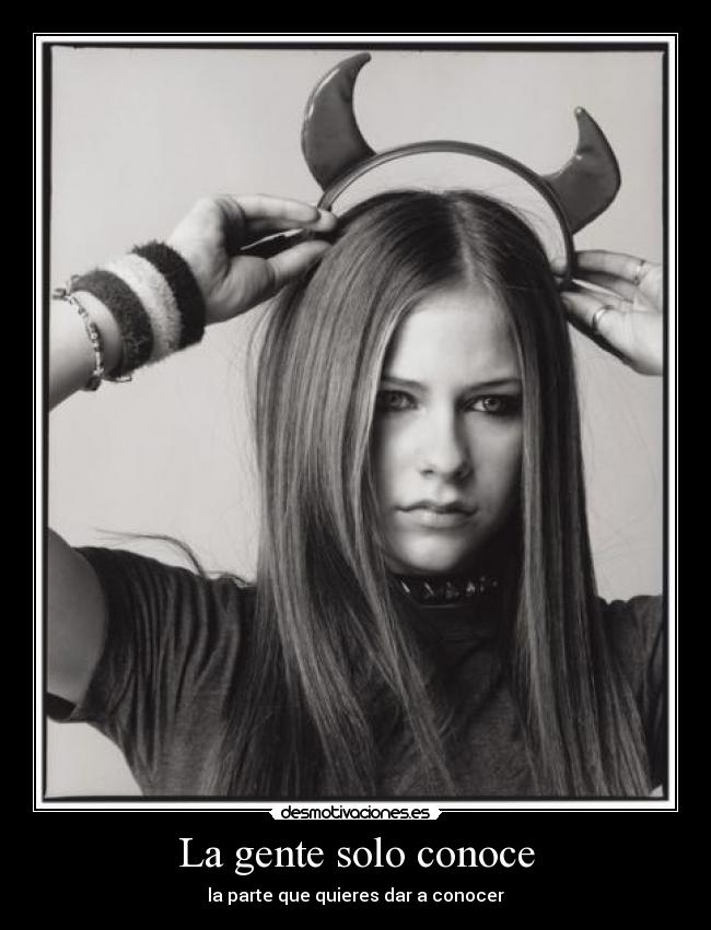 La gente solo conoce - 