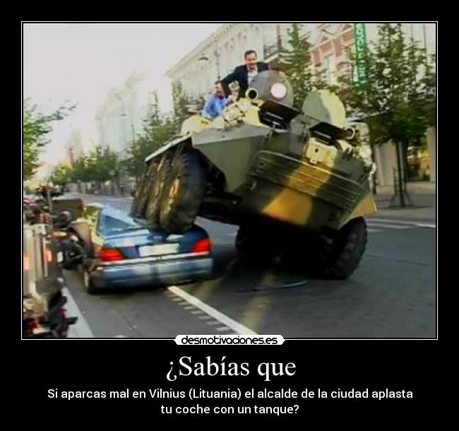 carteles tanque vilnius alcalde desmotivaciones