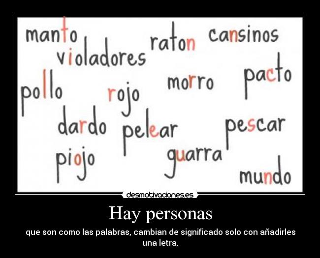 Hay personas - 