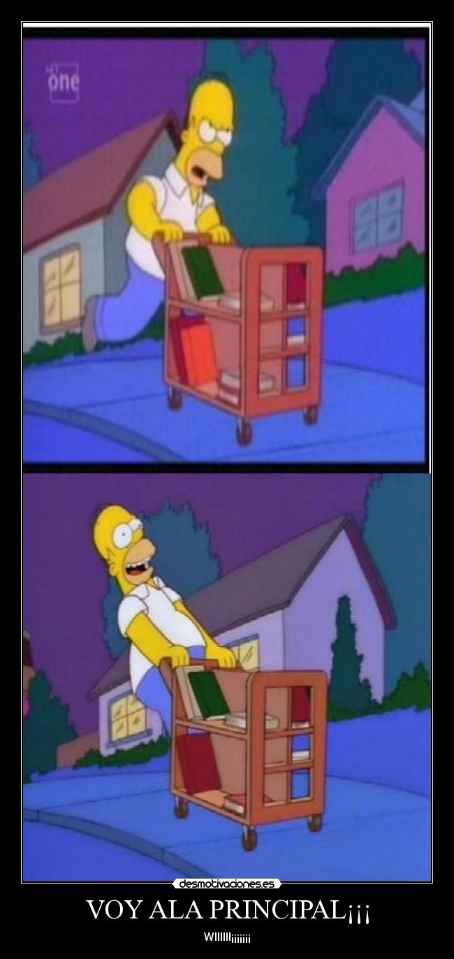 VOY ALA PRINCIPAL¡¡¡ - WIIIIII¡¡¡¡¡¡¡