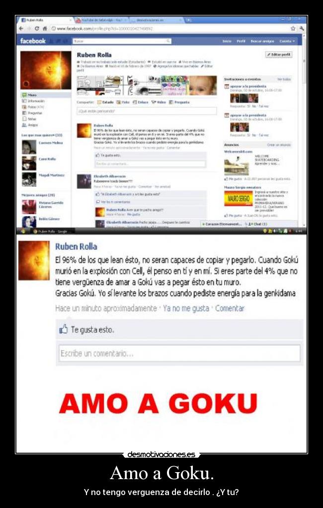 Amo a Goku. - 