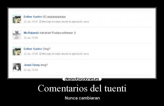 Comentarios del tuenti - 