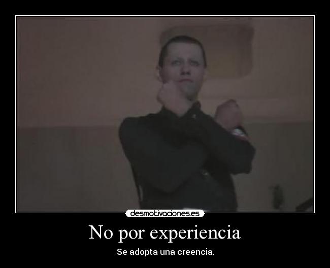 No por experiencia - 
