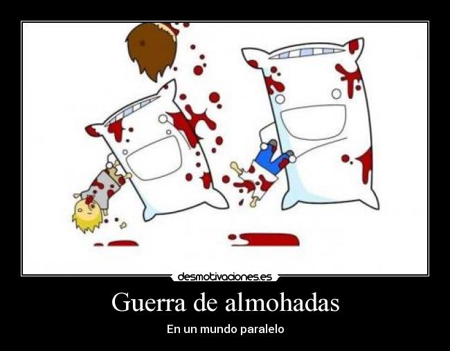 Guerra de almohadas -