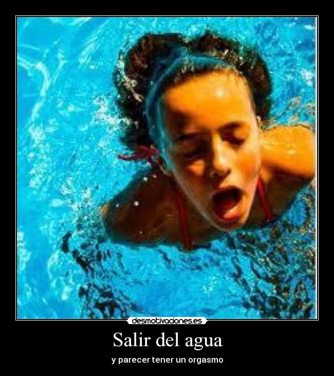 Salir del agua - 